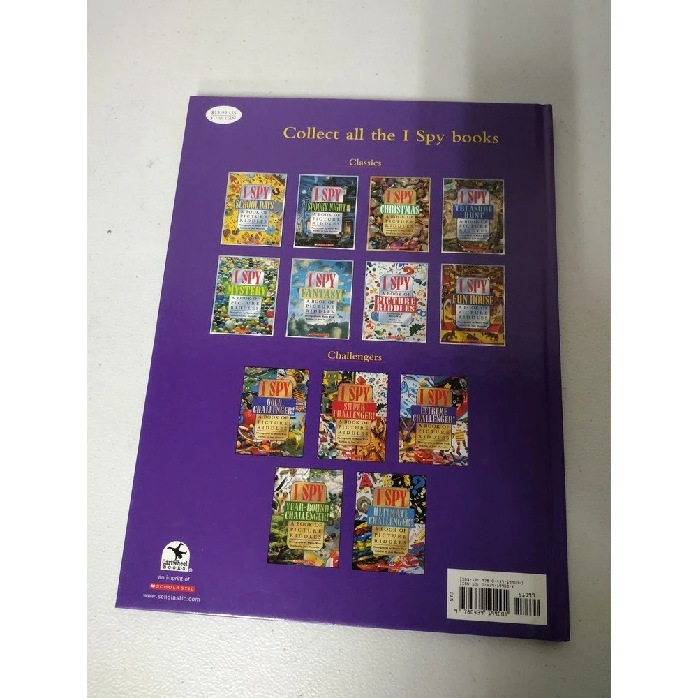 I Spy Extreme Challenger A Book of Picture Riddles Scholastic Hardcover 2000
